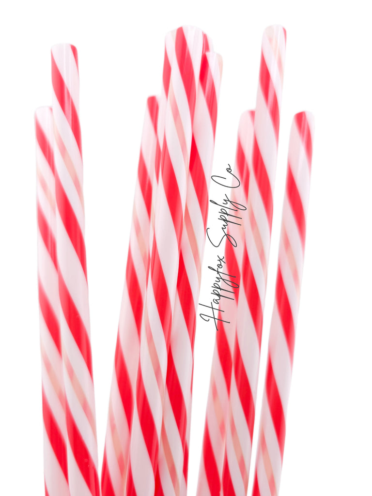 10 Peppermint Straws – Happyfox Supply Co