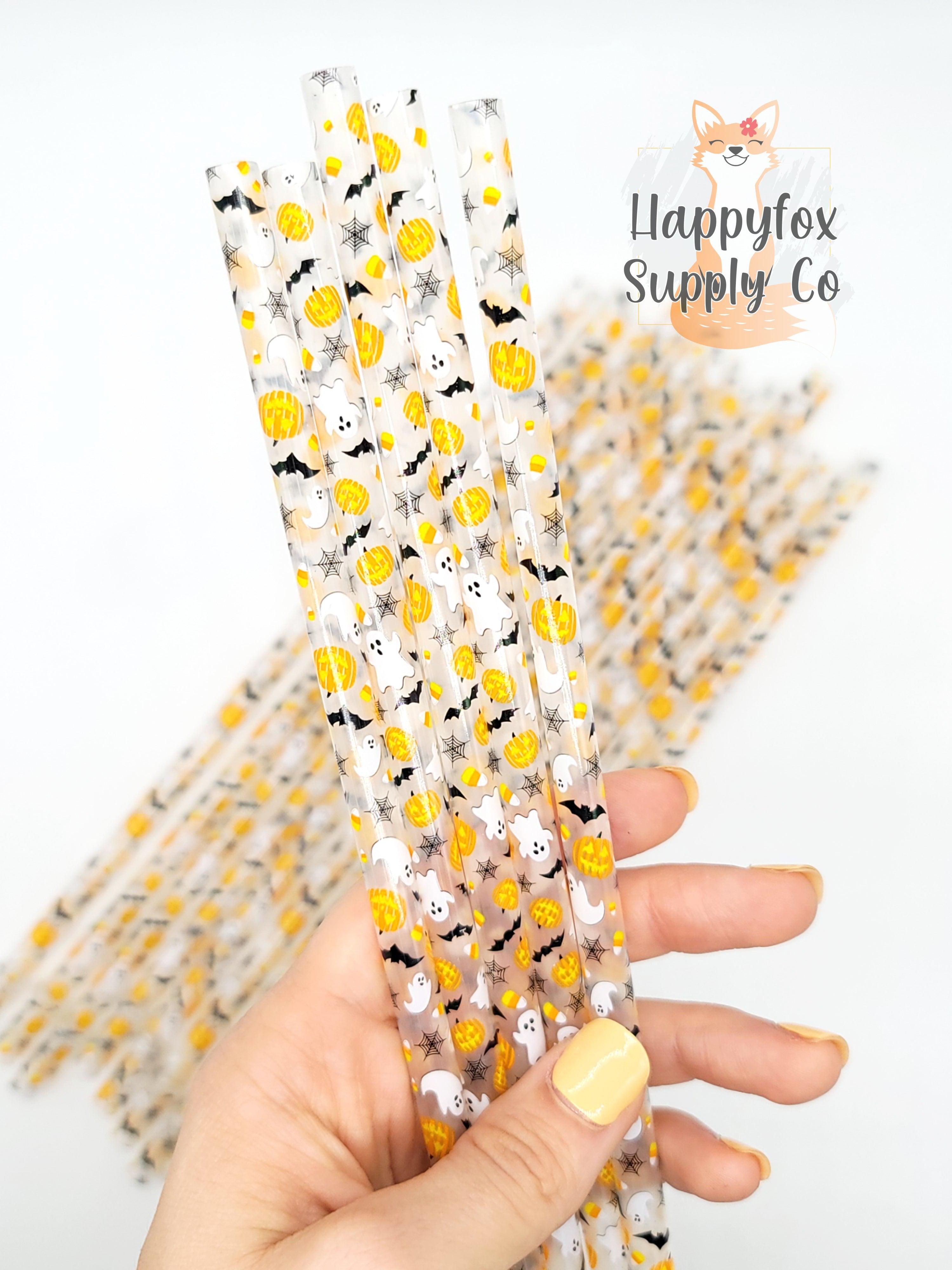 10 Halloween Straws + Color Change Option – Happyfox Supply Co