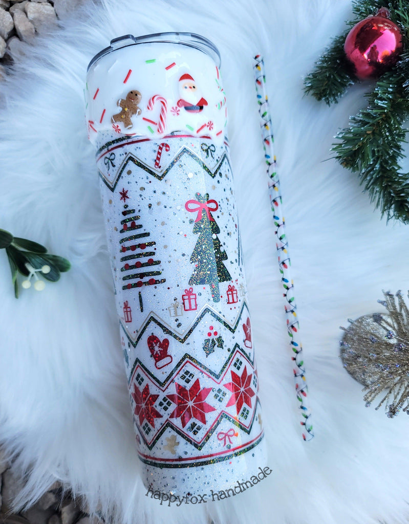Christmas Trees Fair Isle Sweater Pattern Digital Download .SVG Format - Happyfox Supply Co