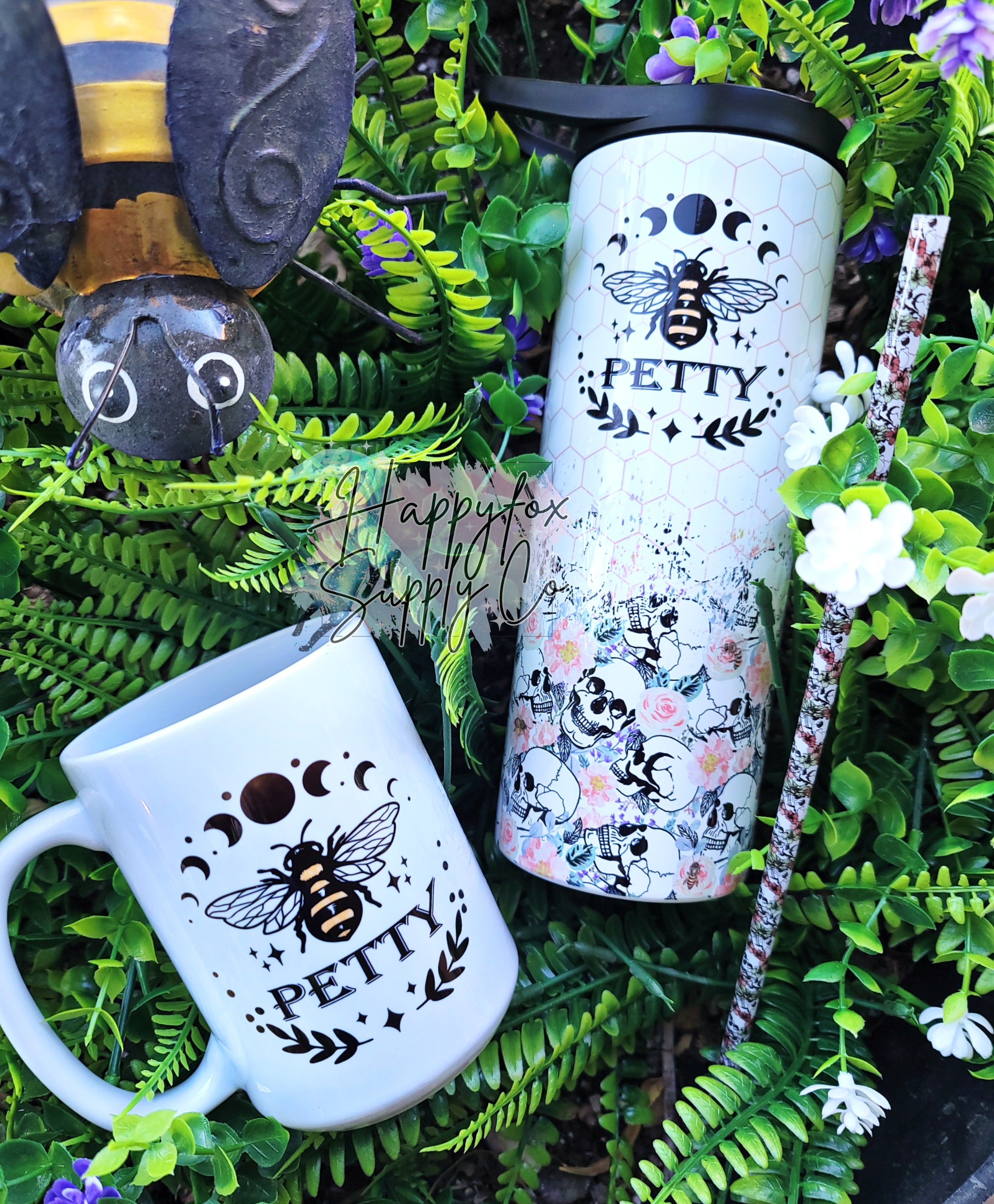 Bee Happy Sublimation Tumbler – OwlBehave