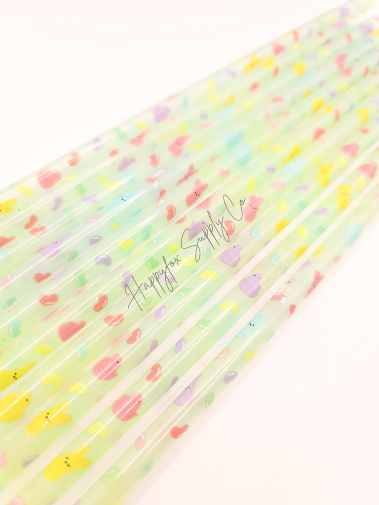 10in 10pk pack color changing Christmas plastic straw – Wild Rose