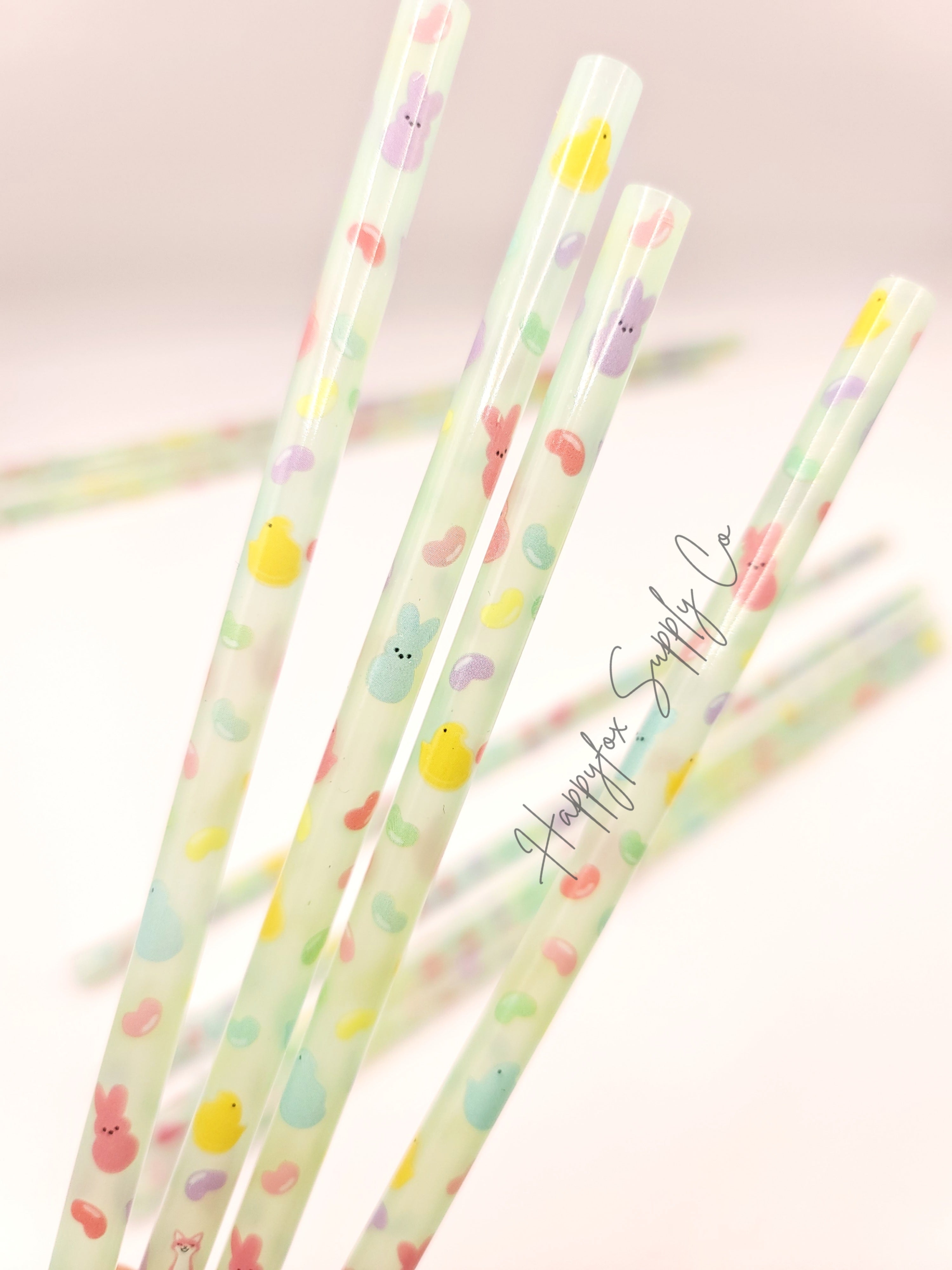 10in 10pk pack color changing Christmas plastic straw – Wild Rose  Affordable & Adorable