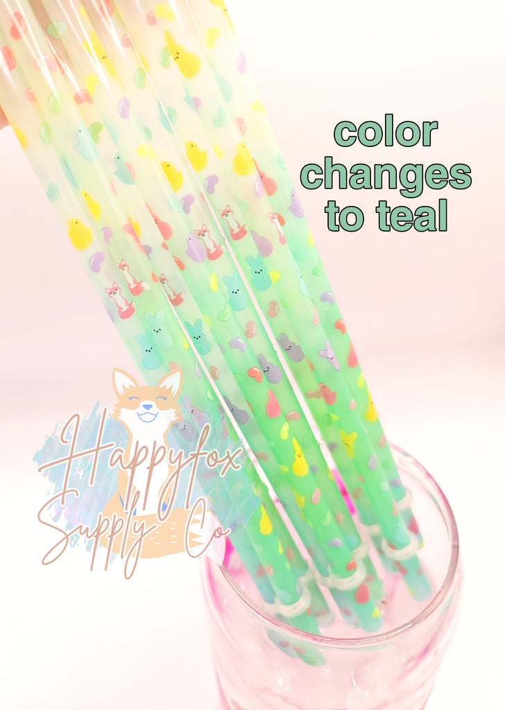 10 Holiday Lights Straws with color change option – Happyfox