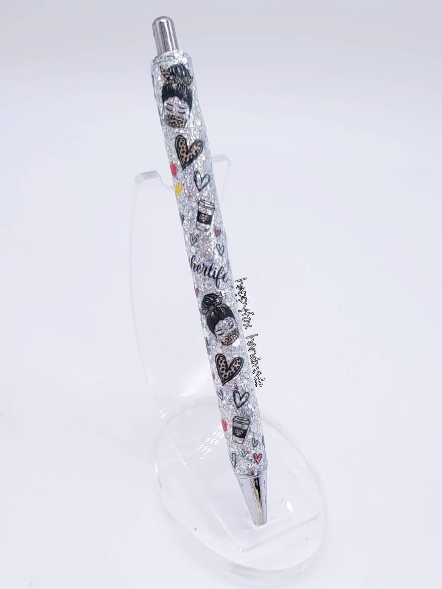 Pencil Cup Wrap Original Design High Quality Seamless Digital Template Teacher Life Coffee Leopard Cheetah Sublimation Waterslide Vinyl