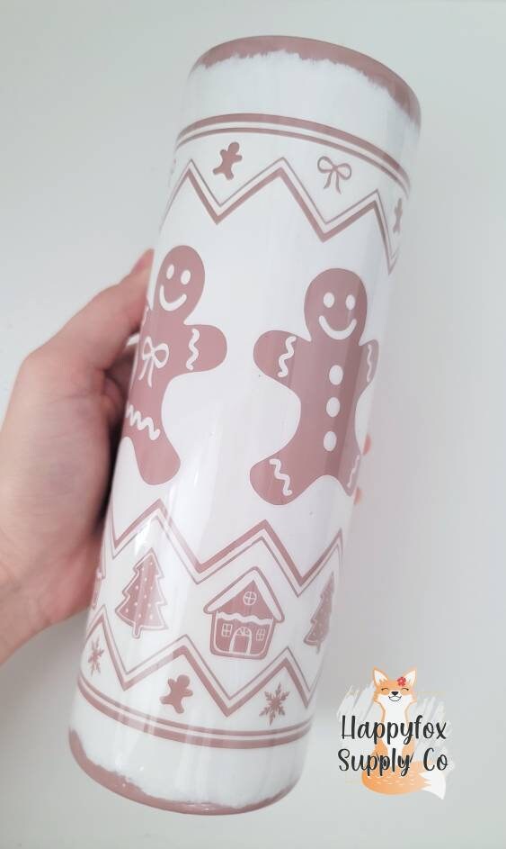 SVG/Waterslide/Sublimation Gingerbread People Winter Pattern Fair Isle Digital Download .svg