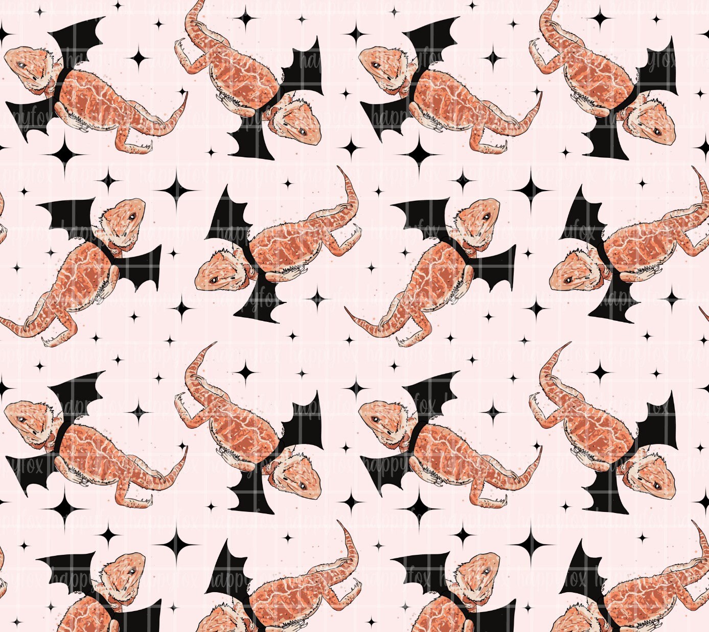 Bearded Dragons Wings 20oz Skinny Tumbler Wrap Sublimation Design, 300 DPI Straight Tumbler Wrap, Seamless Beardie PNG File