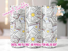 Digital File Bookish Lover Tumbler Wrap JPG Files For Tumblers Seamless Wrap Tumbler Wrap | Digital Wrap Sublimation Bookish Spring Daisies