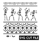 Halloween Sweater Full Wrap Cut Files SVG  For Tumblers - Happyfox Supply Co