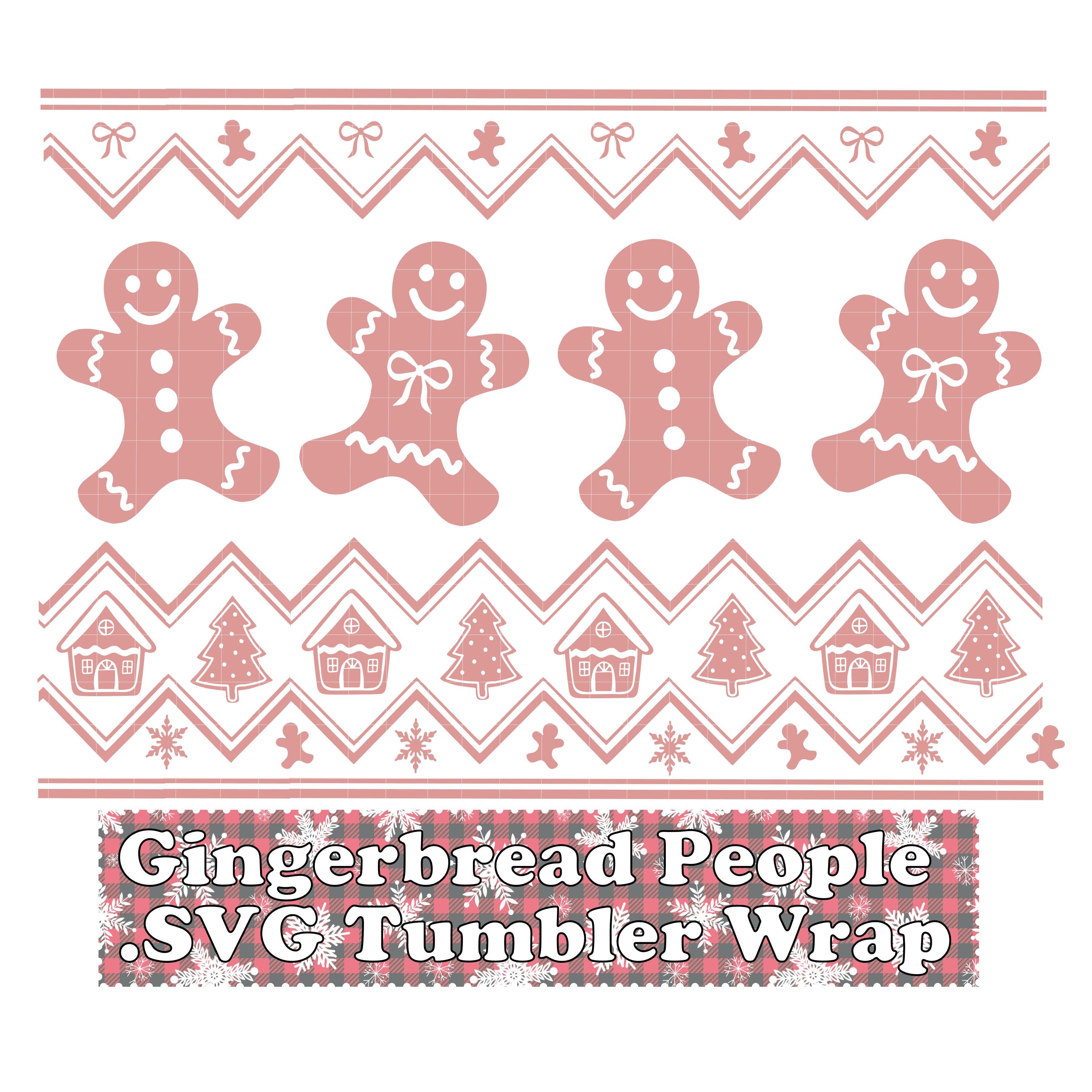 Gingerbread People Fair Isle Sweater Pattern Digital Download .SVG Format - Happyfox Supply Co